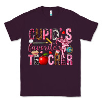 Plum Cupid's Favorite Teacher Valentine's Day Classic Tee - HowdyJamesFarm