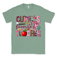 Sage Cupid's Favorite Teacher Valentine's Day Classic Tee - HowdyJamesFarm