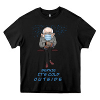 Black Bernie it's Cold Outside Heavy Core Tee - Bettercallsaul