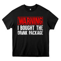 Black Mens Warning I Bought The Drink Package Cruise Shirts [Men] Heavy Core Tee - trangStudio