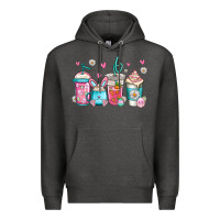 Charcoal Heather easter coffee Premium Hoodie - Jasminsmagicworld