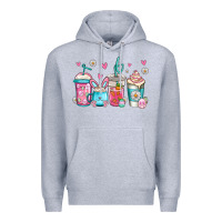 Heather Grey easter coffee Premium Hoodie - Jasminsmagicworld