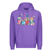 Purple easter coffee Premium Hoodie - Jasminsmagicworld