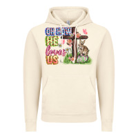 Vintage Artic Oh how he loves us Easter Day Vintage Hoodie - CowGirlArtShop