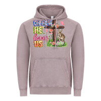 Vintage Zinc Oh how he loves us Easter Day Vintage Hoodie - CowGirlArtShop