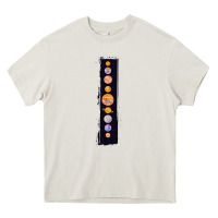 Cream Planets Colour Heavy Core Tee - Bettercallsaul