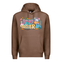 Chestnut Happy Easter Premium Hoodie - LillyAllenDesigns