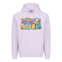 Lilac Happy Easter Premium Hoodie - LillyAllenDesigns