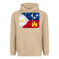 Mushroom louisiana flag background Heavyweight Hoodie - BarkalooDesign