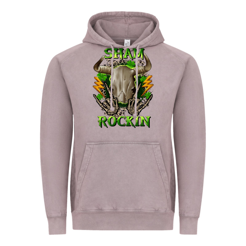 Sham Rockin St. Patrick's Day Vintage Hoodie by CowGirlArtShop | Teevron