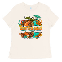 Bone registered nurse pumpkin Ladies Tee - NancyCooperArtShop