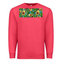 Cardinal avacado with turquoise and leopard background 11 oz mug Premium Sweatshirt - BarkalooDesign