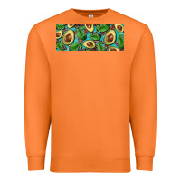 Carrot avacado with turquoise and leopard background 11 oz mug Premium Sweatshirt - BarkalooDesign