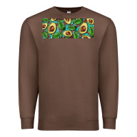 Chestnut avacado with turquoise and leopard background 11 oz mug Premium Sweatshirt - BarkalooDesign