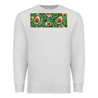 Dove Grey avacado with turquoise and leopard background 11 oz mug Premium Sweatshirt - BarkalooDesign