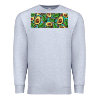 Heather Grey avacado with turquoise and leopard background 11 oz mug Premium Sweatshirt - BarkalooDesign