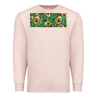 Pale Pink avacado with turquoise and leopard background 11 oz mug Premium Sweatshirt - BarkalooDesign