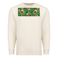 Sandshell avacado with turquoise and leopard background 11 oz mug Premium Sweatshirt - BarkalooDesign