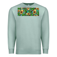 Seafoam avacado with turquoise and leopard background 11 oz mug Premium Sweatshirt - BarkalooDesign