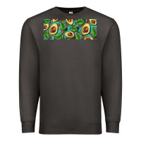Smoke avacado with turquoise and leopard background 11 oz mug Premium Sweatshirt - BarkalooDesign
