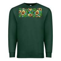Sports Green avacado with turquoise and leopard background 11 oz mug Premium Sweatshirt - BarkalooDesign