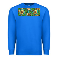 True Royal avacado with turquoise and leopard background 11 oz mug Premium Sweatshirt - BarkalooDesign