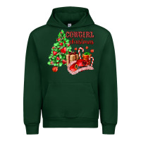 Forest Green Cowgirl Christmas Urban Hoodie - AdoDesignShop