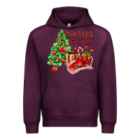 Mauve Wine Cowgirl Christmas Urban Hoodie - AdoDesignShop