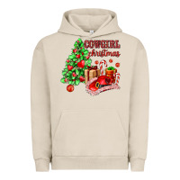 Pigment French Oak Cowgirl Christmas Urban Hoodie - AdoDesignShop