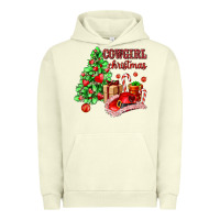 Pigment Pistachio Cowgirl Christmas Urban Hoodie - AdoDesignShop