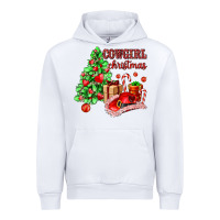 White Cowgirl Christmas Urban Hoodie - AdoDesignShop