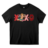 Black xoxo cupid Heavy Core Tee - RanaPortraitStore