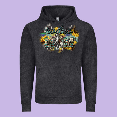 Rodeo Mom Mother's Day Vintage Hoodie Designed By Howdyjamesfarm