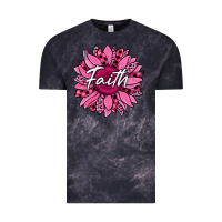 Cloud Black faith breast cancer awareness sunflower Vintage Tee - Jasminsmagicworld
