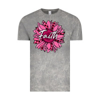 Cloud Rock faith breast cancer awareness sunflower Vintage Tee - Jasminsmagicworld