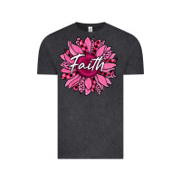 Vintage Black faith breast cancer awareness sunflower Vintage Tee - Jasminsmagicworld