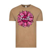 Vintage Coffee faith breast cancer awareness sunflower Vintage Tee - Jasminsmagicworld