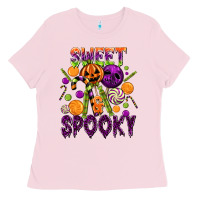 Bubblegum Pink Sweet and Spooky Ladies Tee - texasbilliewilder