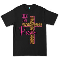 Black He Is Risen Leopard Premium Tee - Bettercallsaul