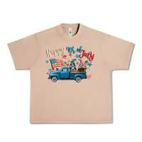 Burro happy 4th of july gnome truck Urban Heavy Tee - CowGirlArtShop