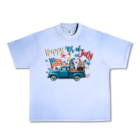 Grape Ice happy 4th of july gnome truck Urban Heavy Tee - CowGirlArtShop