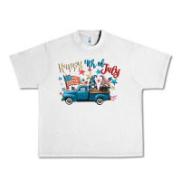 Lunar Rock happy 4th of july gnome truck Urban Heavy Tee - CowGirlArtShop