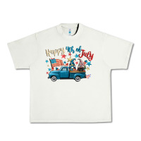 Pistachio happy 4th of july gnome truck Urban Heavy Tee - CowGirlArtShop