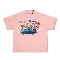 Salmon happy 4th of july gnome truck Urban Heavy Tee - CowGirlArtShop
