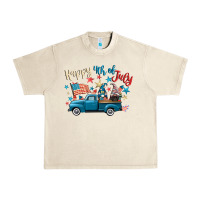 Sandshell happy 4th of july gnome truck Urban Heavy Tee - CowGirlArtShop