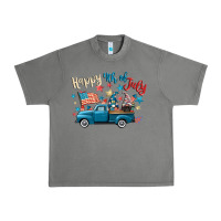 Tornado happy 4th of july gnome truck Urban Heavy Tee - CowGirlArtShop