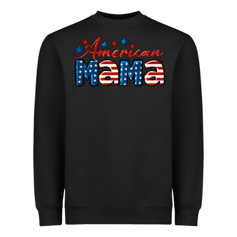 American Mama Mother's Day Heavyweight Sweatshirt by LillyAllenDesigns | Teevron