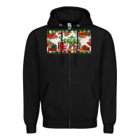 Black Christmas Santa's Helper Zipper Hoodie - Artiststas