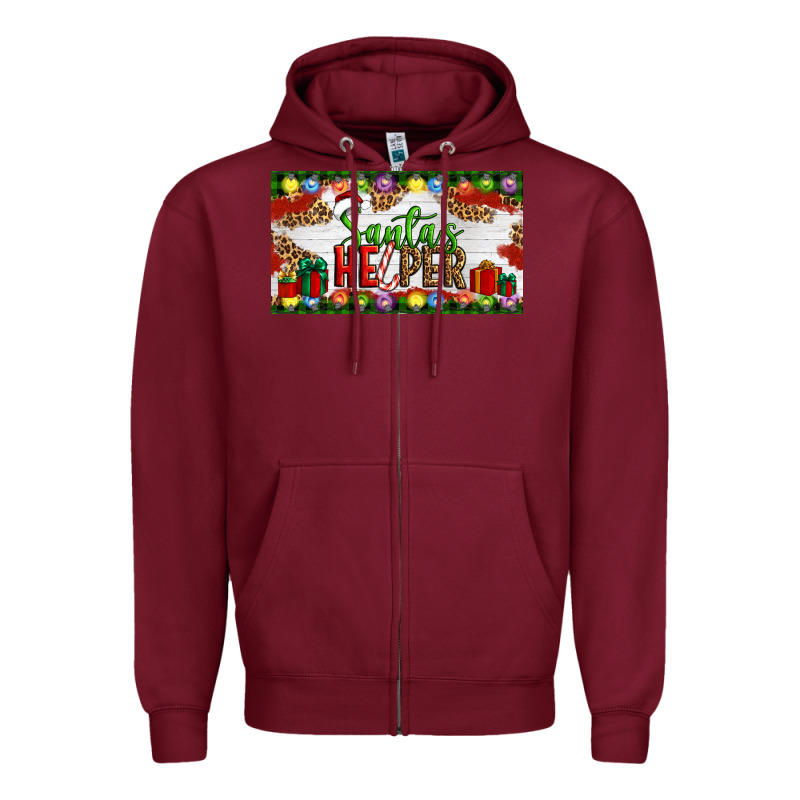 Christmas Santa's Helper Zipper Hoodie by Artiststas | Teevron