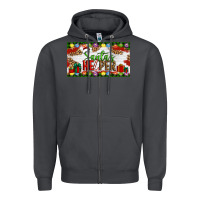 Smoke Christmas Santa's Helper Zipper Hoodie - Artiststas